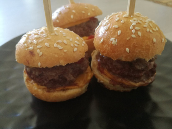 Mini burgers charolais